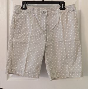 Loft Women's Bermuda Polka Dot Shorts